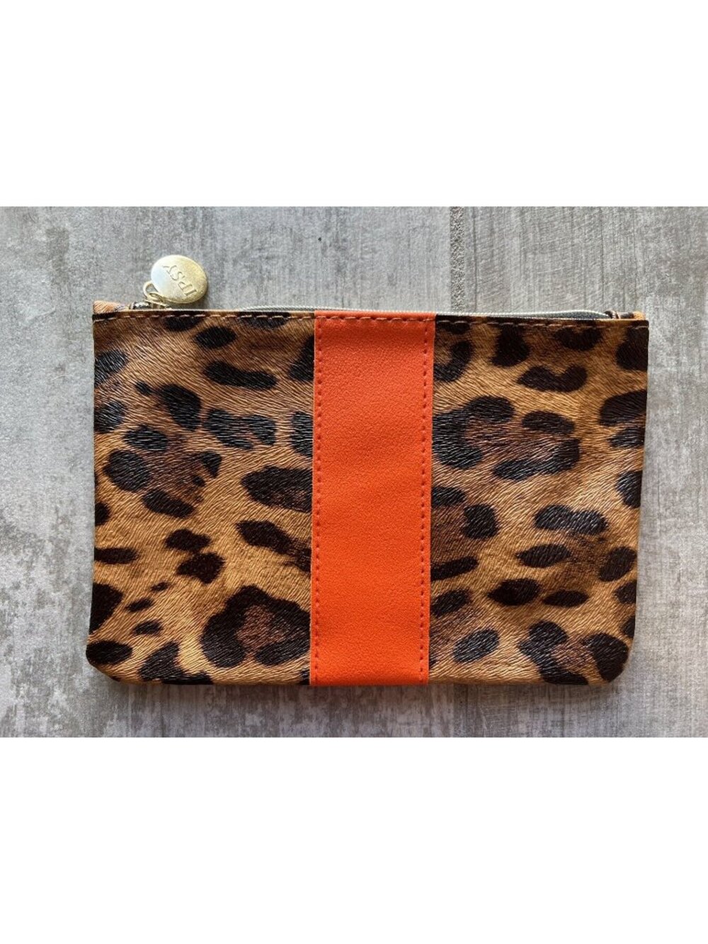 Leopard Print Makeup Bag Cosmetic Pouch Travel Clutch Wallet Purse Organizer NEW